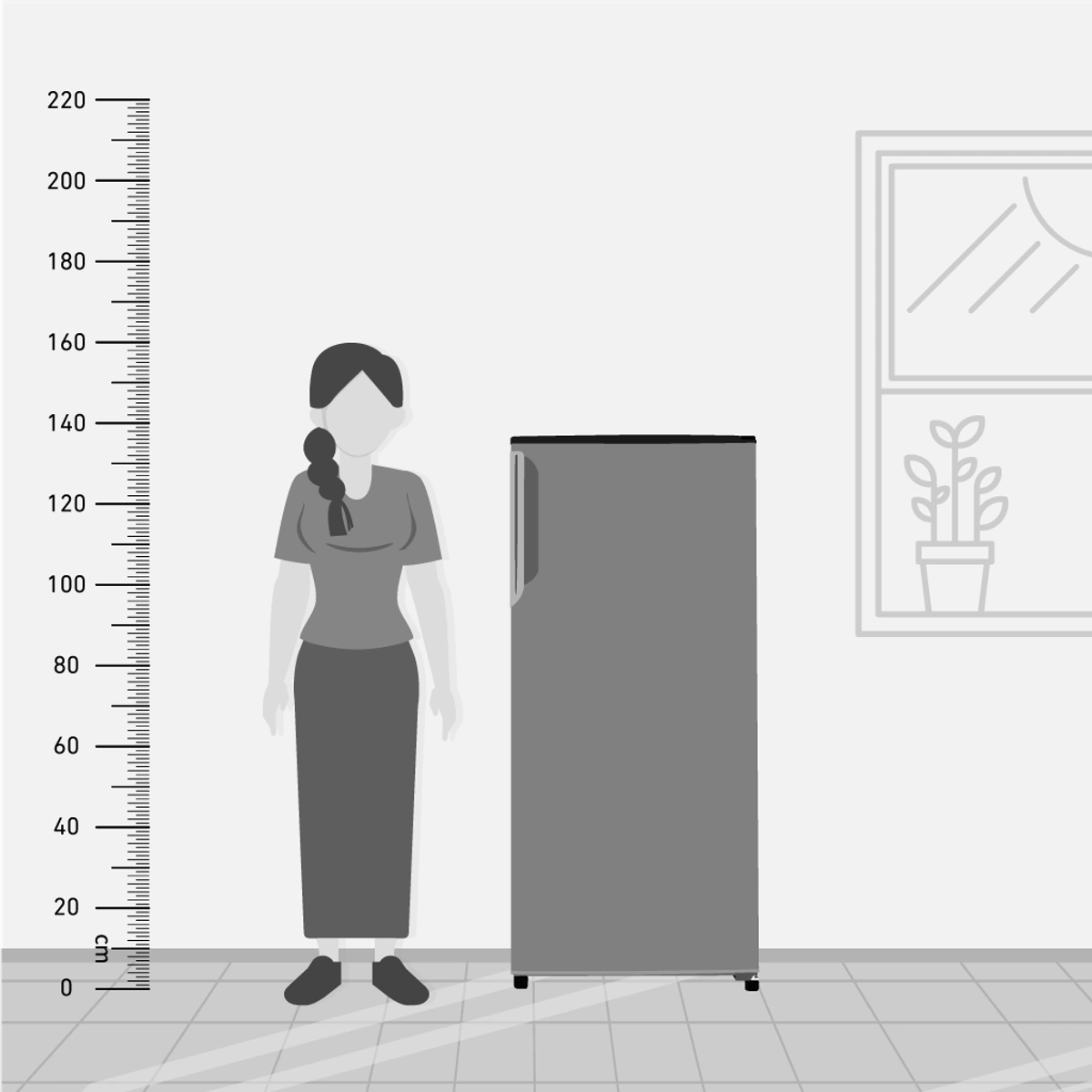 ديب فريزر تورنيدو انفرتر نوفروست - 5 درج - 185 لتر - أسود - RH-H18TV-BK