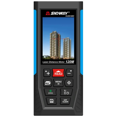 سندواي جهاز قياس المسافة بالليزر H-DS120C مع كاميرا وميلان - 120 متر