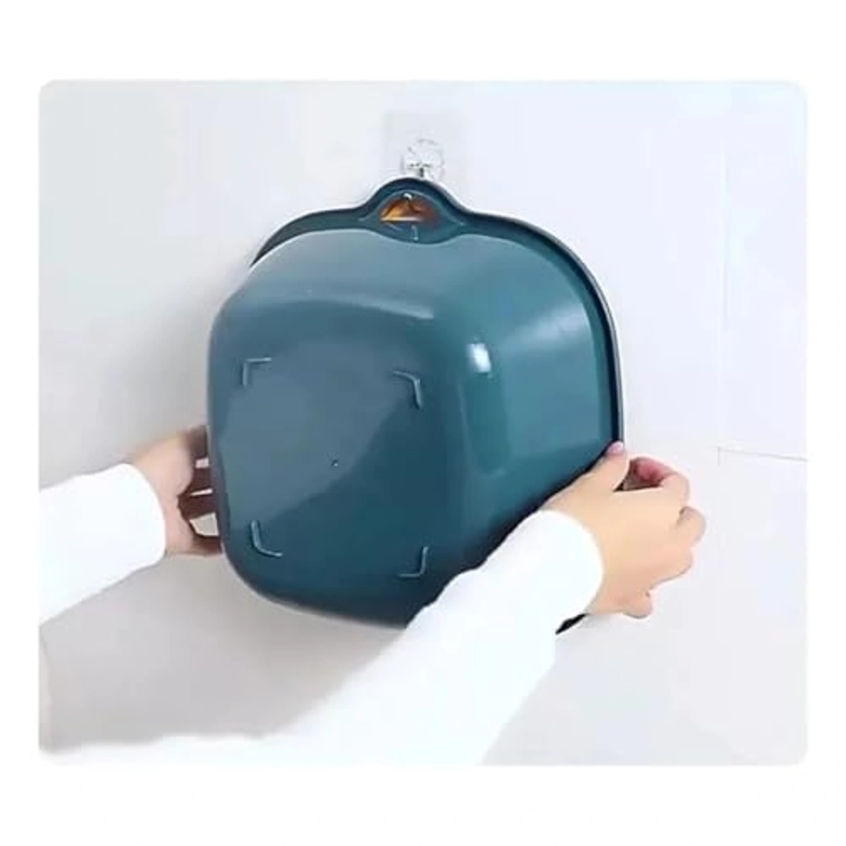 طبق غسيل بلاستيك مربع مع مقابض - 10 لتر