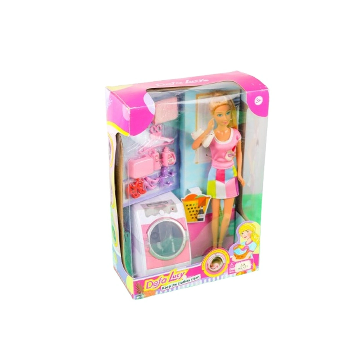 Diva Lucy Doll with Washing Machine and Accessories - 8481