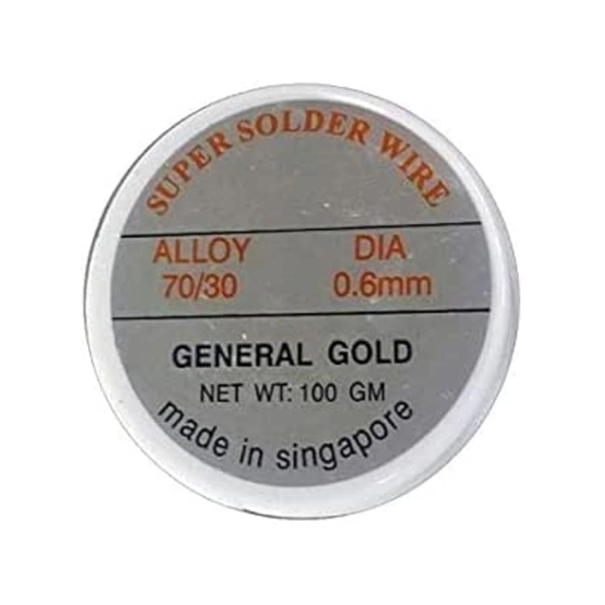 بكرة سلك لحام قصدير - 0.6 مم - 100 جم