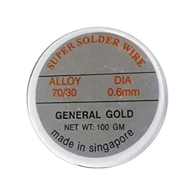 بكرة سلك لحام قصدير - 0.6 مم - 100 جم