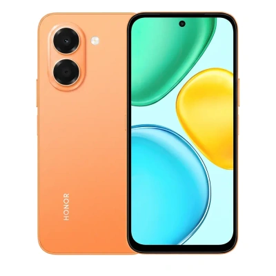 هونر X7e موبايل - 256/6 جيجا - شريحتين - 4G - برتقالي - ضمان 1 سنة