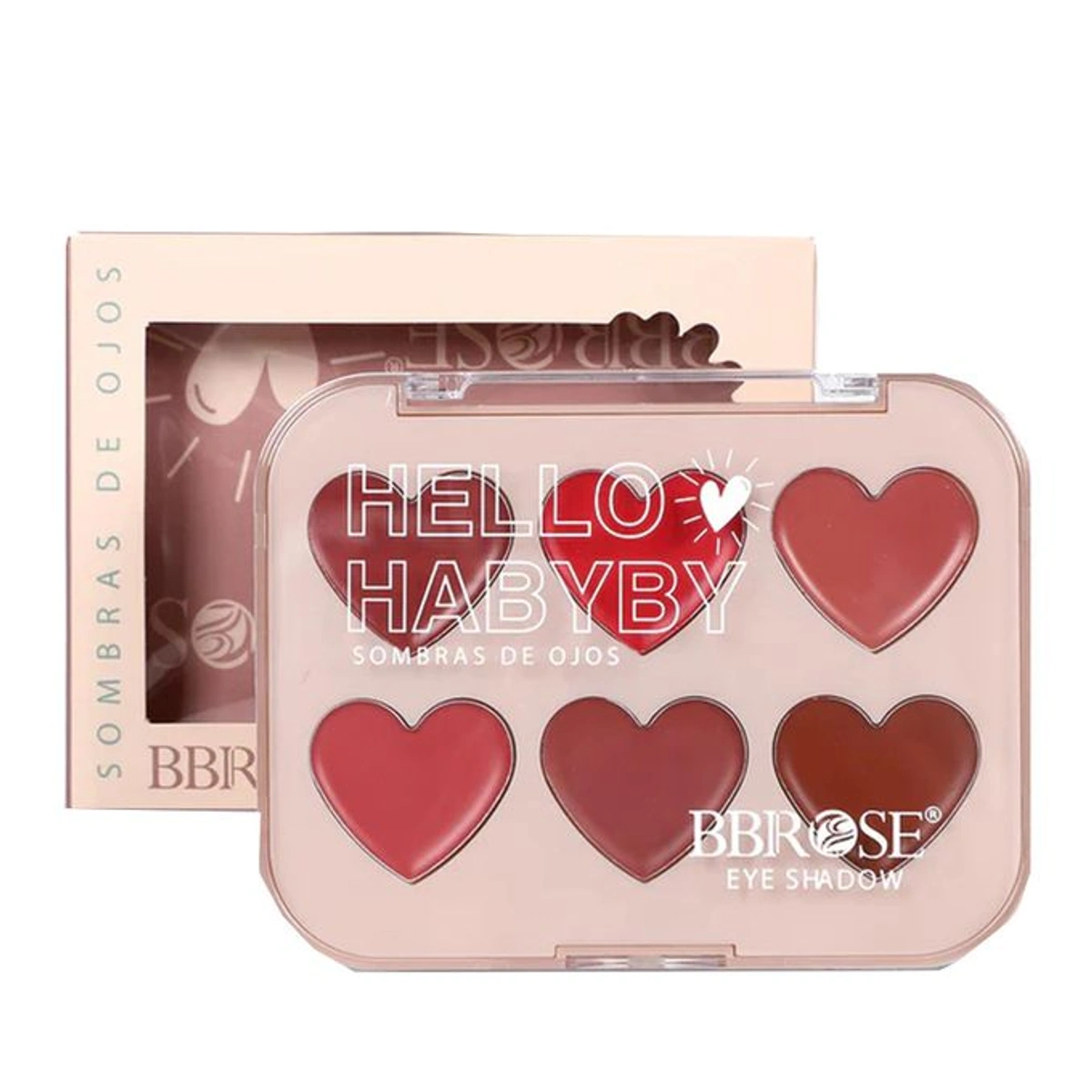 باليت اي شادو Hello Habyby رقم Es-B906 مجموعة 01 - 6 ألوان