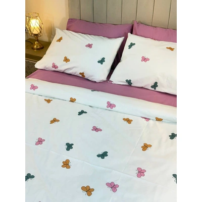 غطاء لحاف من يارلين - 250*260 سم - شكل فراشات