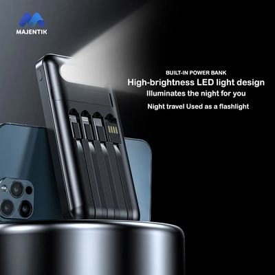 باور بانك 10000 MAh من ماجينتك - اسود
