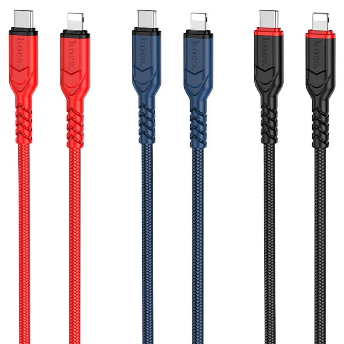 كابل آيفون هوكو X59 طول 2 متر 20 وات - أسود