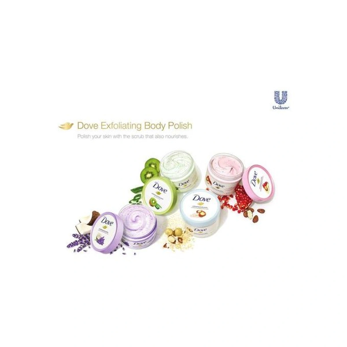 مقشر جسم لوز مجروش وزبدة المانجو - 298 جم