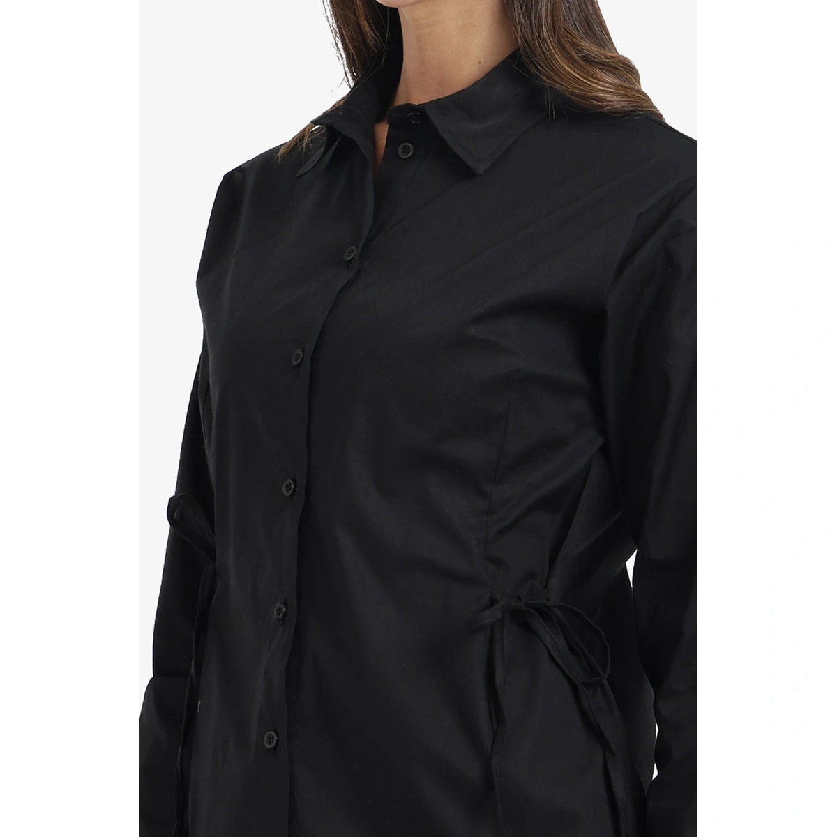 قميص برباط جانبي حريمي بوبلين من كارينا 58651