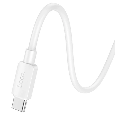 كابل Type-C هوكو X96 قدرة 100 وات - أبيض