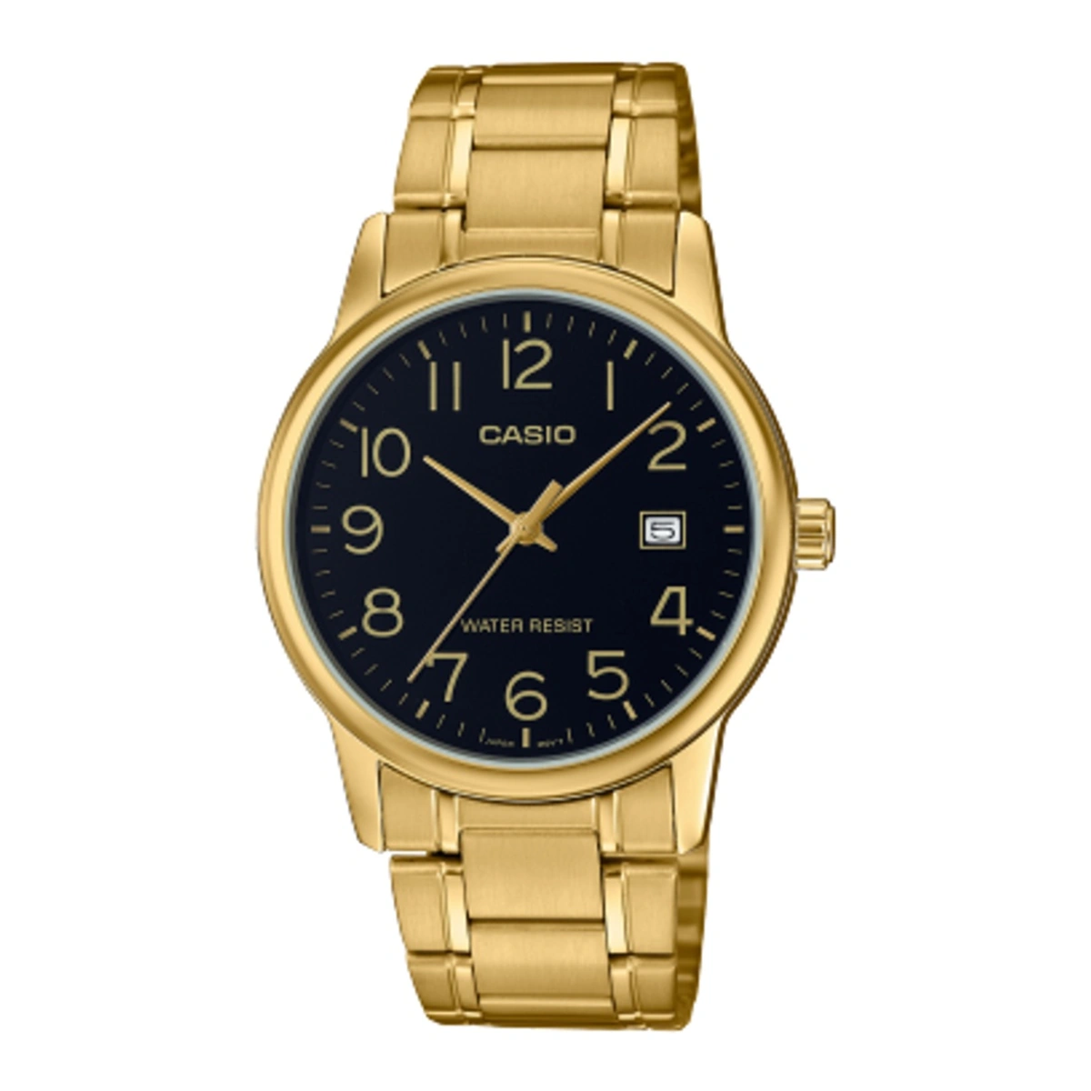 Casio Men's Gold-Tone Watch MTP-V002G - Classic Elegance