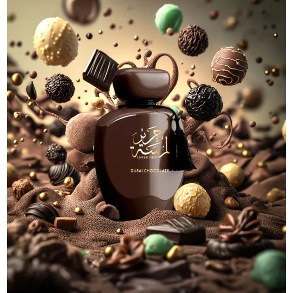 بارفان طقم لمسات حرير دبي شوكولاتة - للجنسين - 100 مل