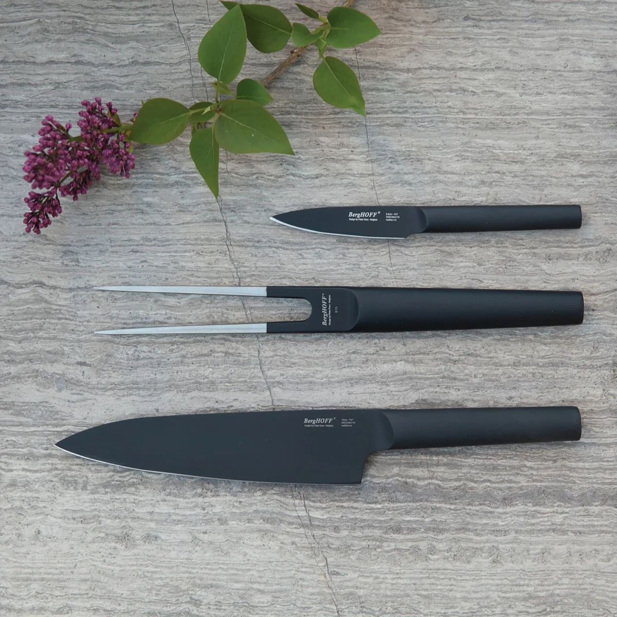 بيرغوف شوكة التقطيع - 17 سم - أسود