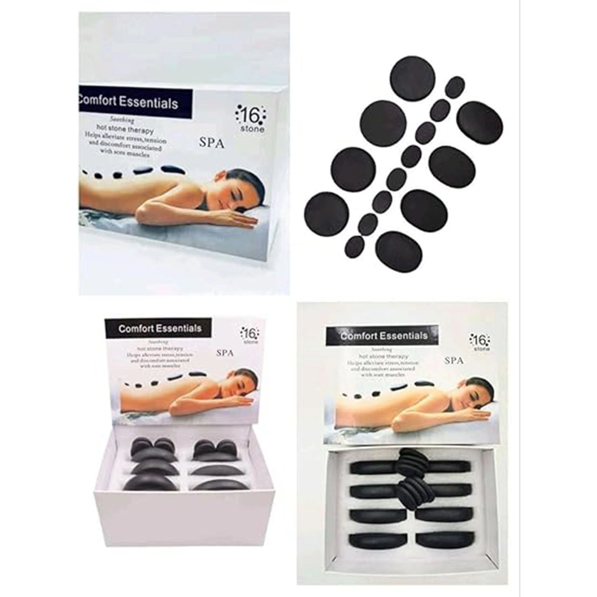 Hot Stone Massage Set with Heating Device