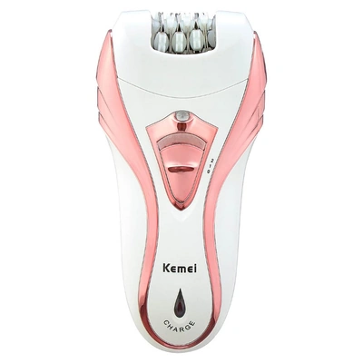 KM-3010 ماكينة إزالة الشعر 3*1 للنساء - أبيض