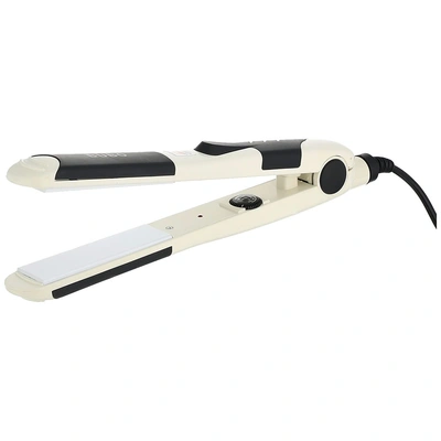 Bubo-616 مكواة فرد الشعر - أبيض/أسود