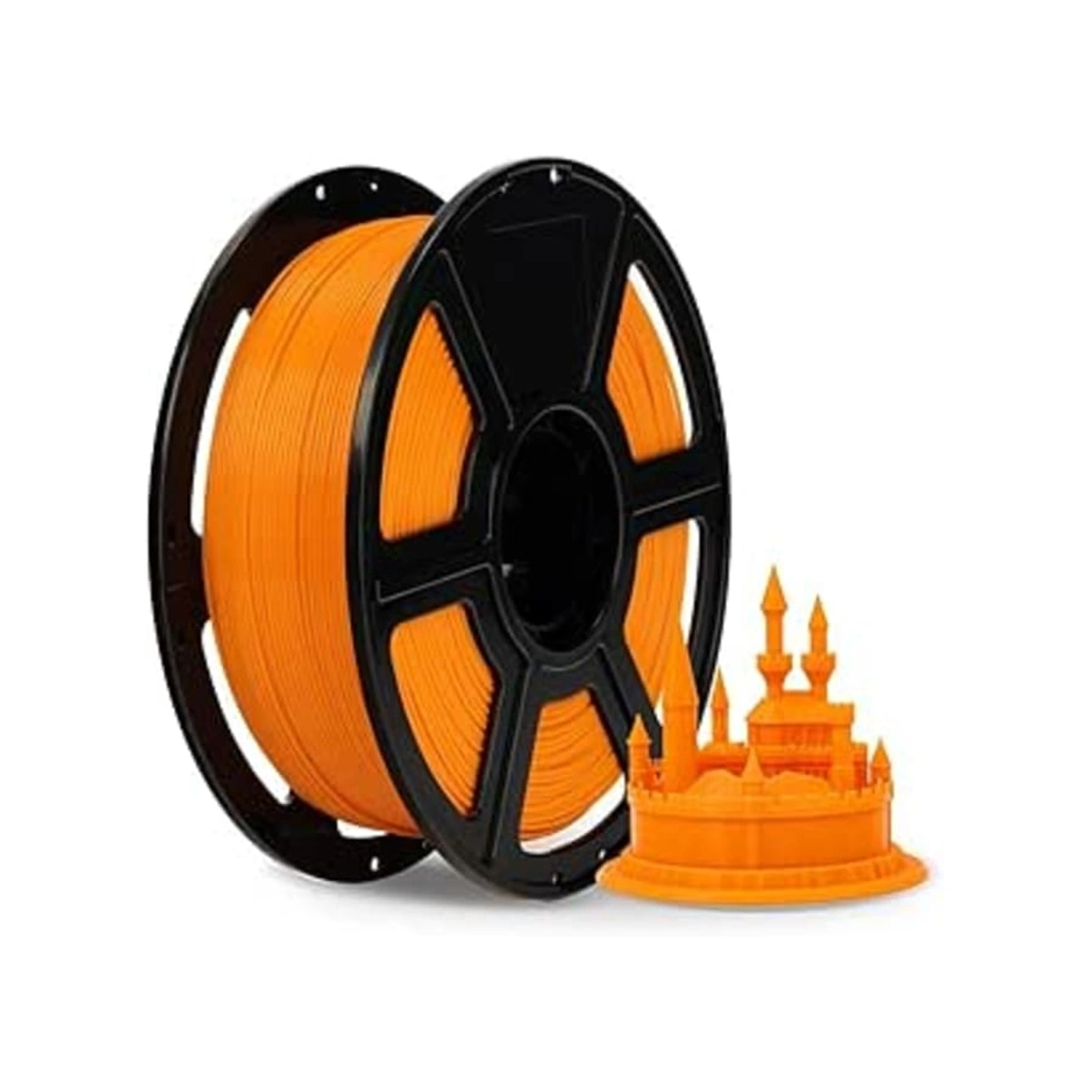 خيط طباعة ثلاثية الأبعاد PLA - 1.75 مم - 1 كجم - برتقالي