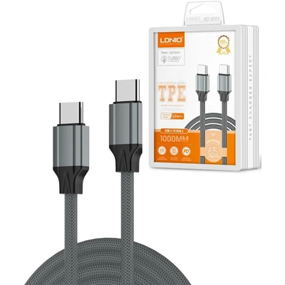 كابل إل دي إن آي أو LC441C 65 واط USB-C إلى USB-C - رمادي - بدون ضمان
