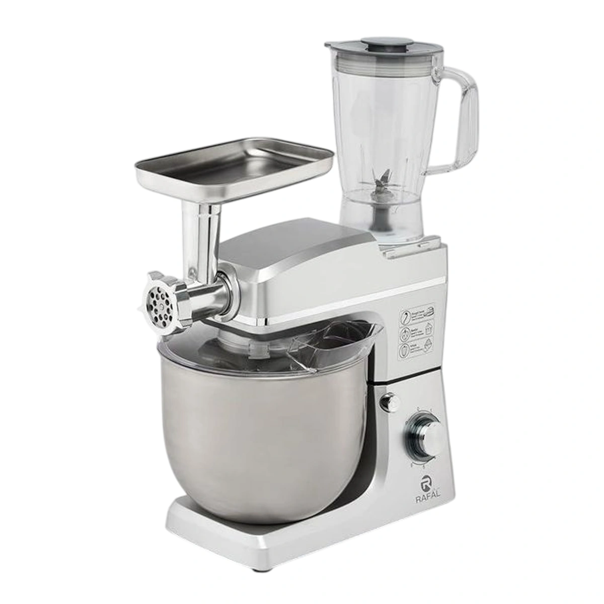 عجان ستاند رفال Modern - بسعة 10 لتر - 2200 وات - فضي - RA0529-S