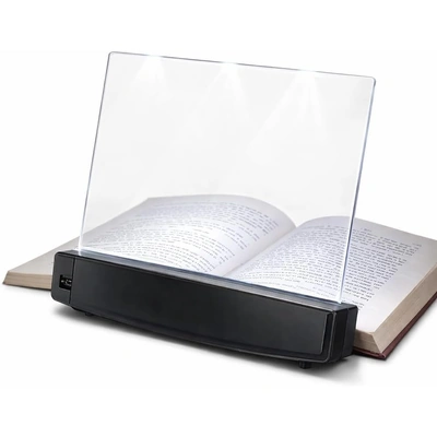 مصباح ليد للقراءة - شفاف