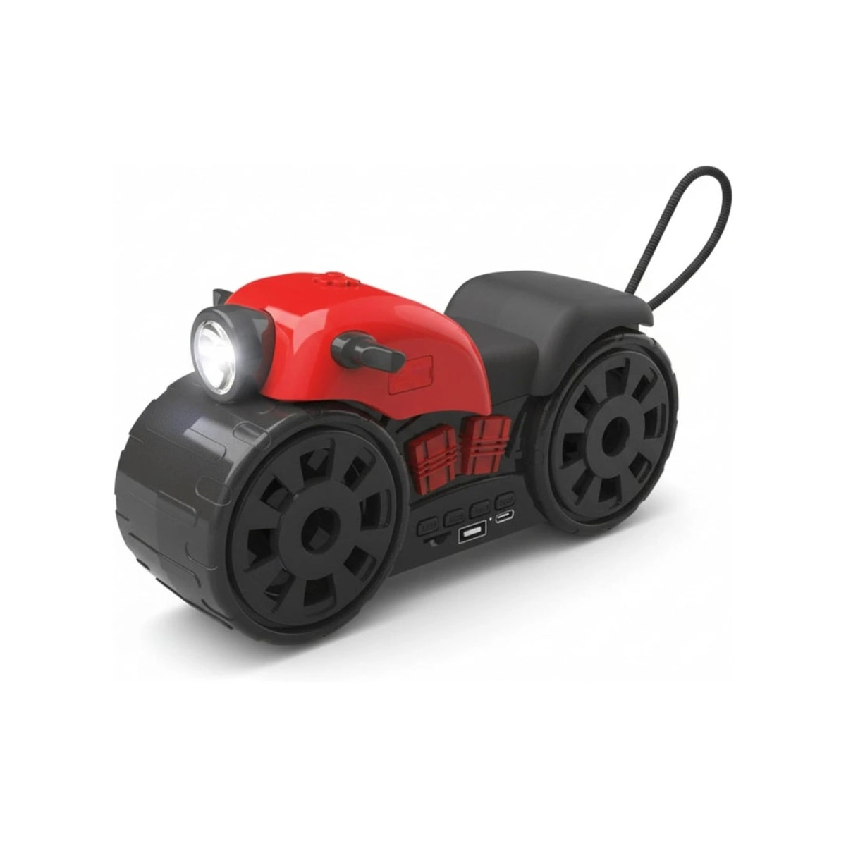 Portable Wireless Bluetooth Speaker Motorcycle Shape LED