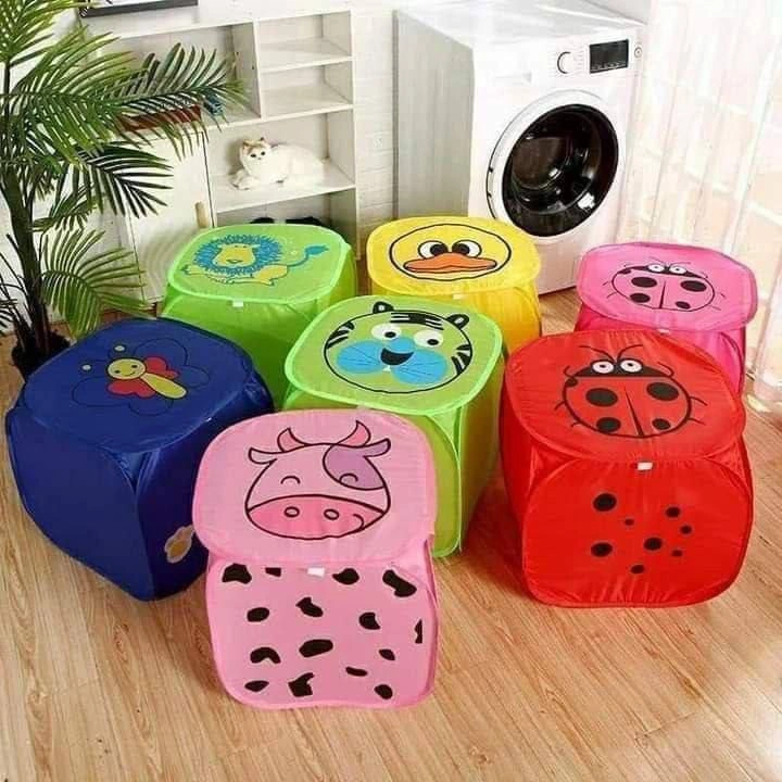 باسكت تخزين لعب الاطفال قابل للطي