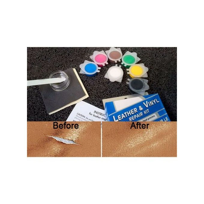 طقم أدوات إصلاح الجلود - 7 لون