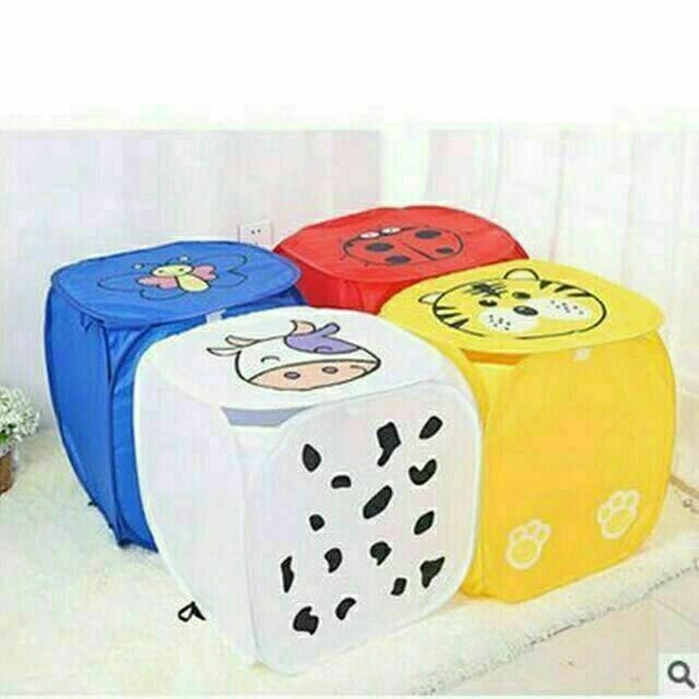 باسكت تخزين لعب الاطفال قابل للطي