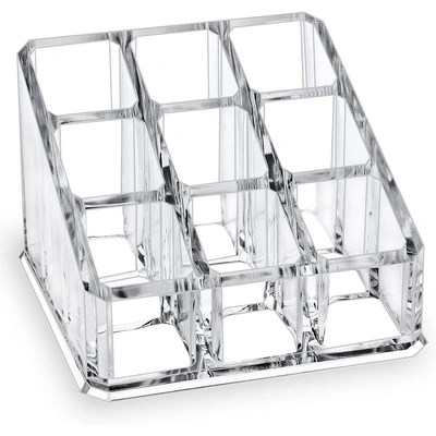 منظم مكياج أكريليك شفاف - 9 فتحات