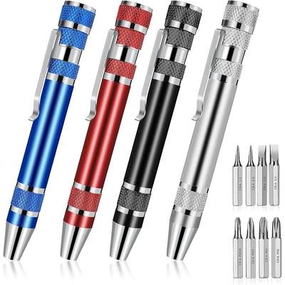 مجموعة مفكات براغي صغيرة 8 في 1