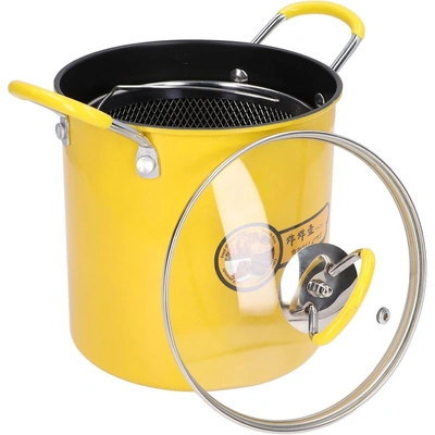 حلة قلي عميقة صغيرة - 3 لتر - أصفر