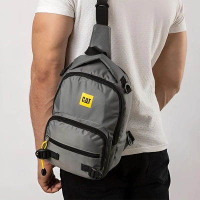 شنطة 4*1 متعددة الاستخدامات ومقاومة للماء - رمادي