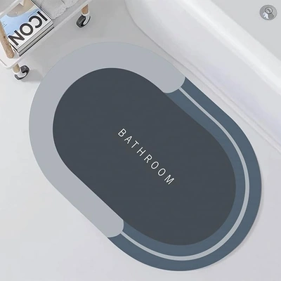 سجادة حمام مضادة للانزلاق وسريعة الجفاف