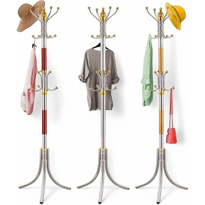 شماعة ملابس كلاسيك من الفولاذ - 16 هوك