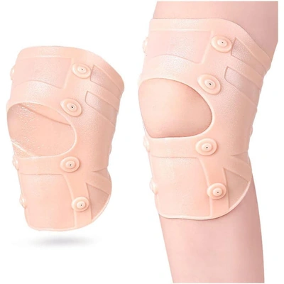 دعامة ركبة مغناطيسية من السيليكون - بيج