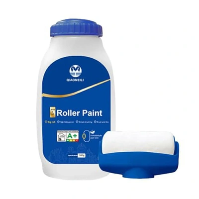 فرشاة دوارة للترميم والطلاء مزودة بأسطوانة طلاء 500 جرام