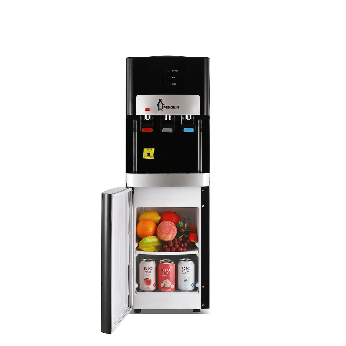 بنجوين مبرد مياه 3 حنفية بالثلاجة - اسود - HR001