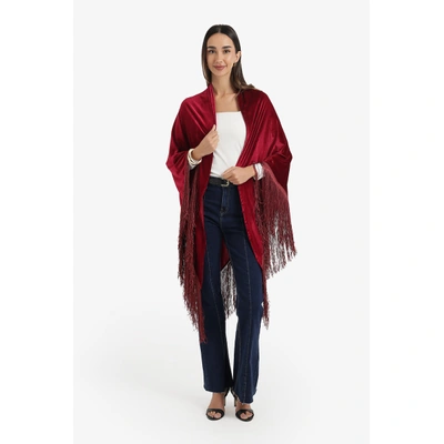 كيمونو قطيفة بتصميم ملفوف من كارينا 58669