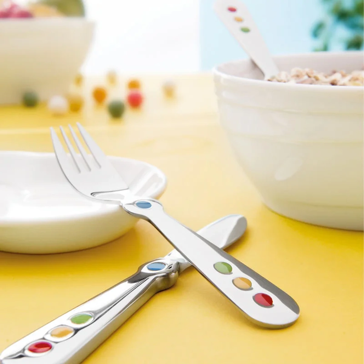 بيرغوف طقم أدوات مائدة 3 قطع Swipswap للأطفال - فضي