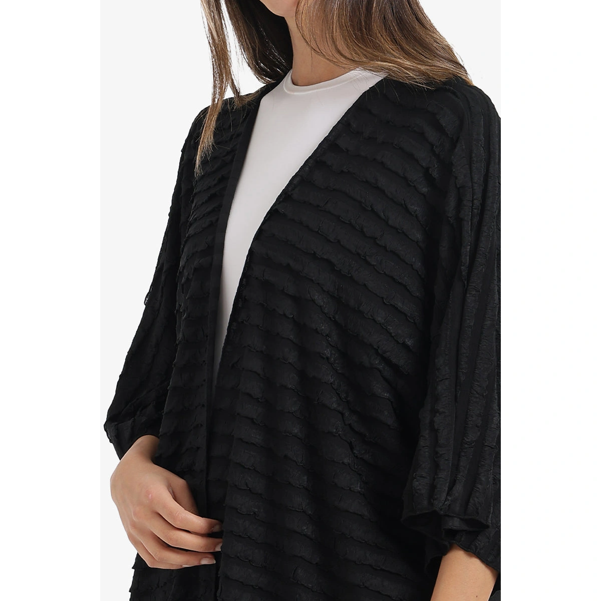 كيمونو شاطئ مكشكش حريمي بوليستر من كارينا 58776