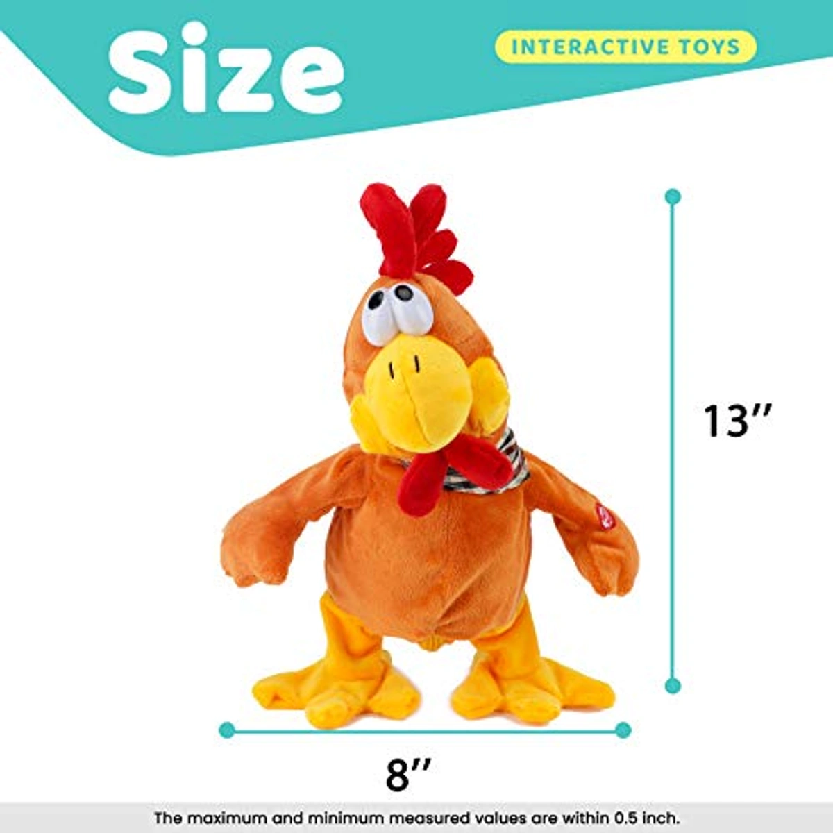 لعبة محشوة على شكل فراخ موسيقية - 33 سم