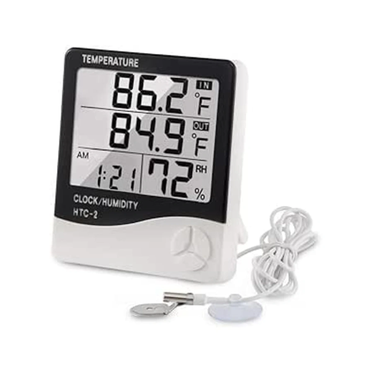 جهاز قياس الحرارة والرطوبة EagleTech HTC-2 بشاشة LCD