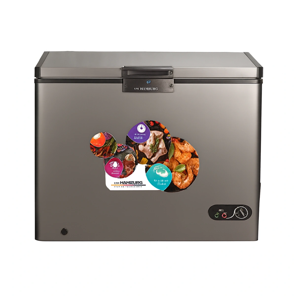 ديب فريزر هامبورج - 350 لتر - سيلفر - CF350SS