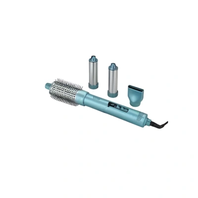 فرشاة شعر في جي ار احترافية 4 في 1 - أزرق - 474-V