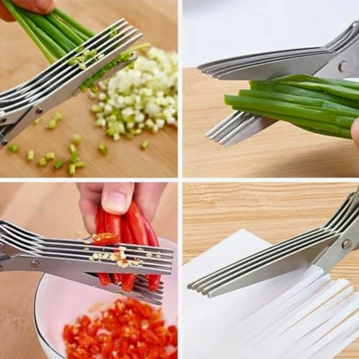 مقص أعشاب 5 شفرات - فوشيا