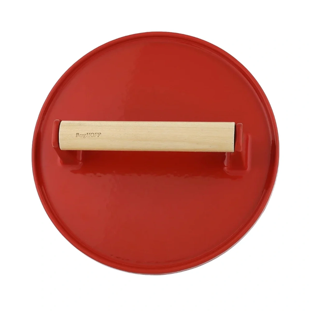 بيرغوف مكبس ستيك من الحديد الزهر مشقوق - 23 سم - أحمر