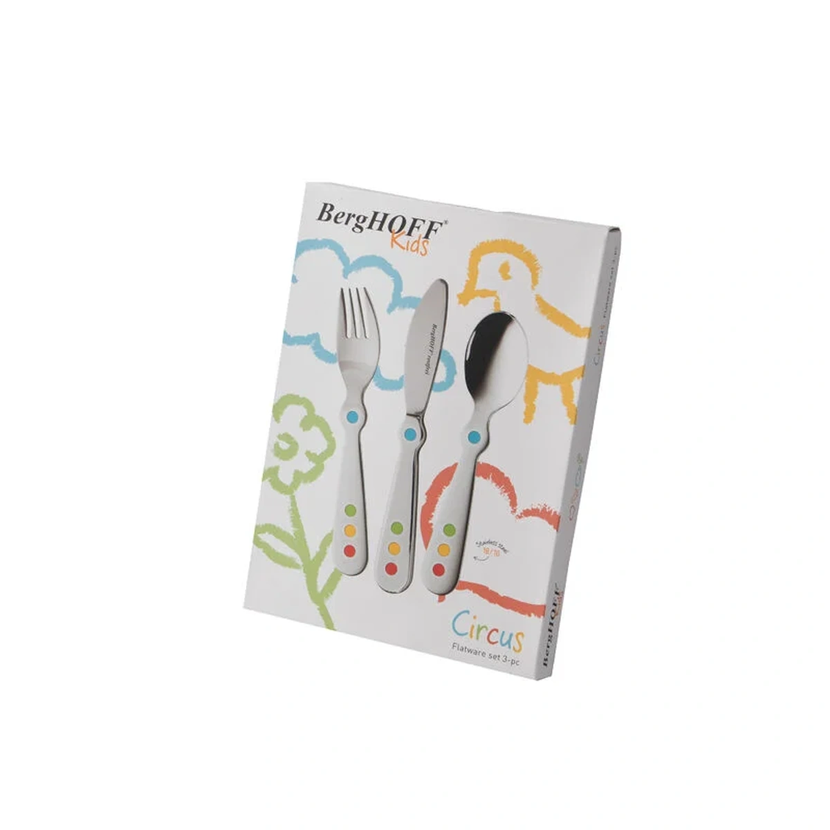 بيرغوف طقم أدوات مائدة 3 قطع Swipswap للأطفال - فضي