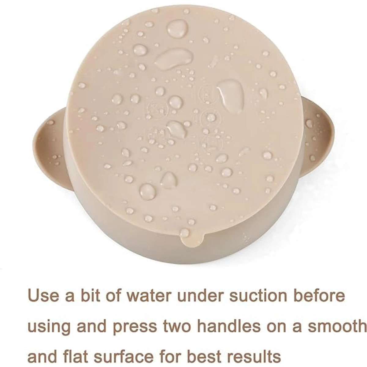 وعاء بقاعدة شفط ثابتة مقاوم للحرارة - أزرق