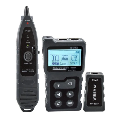جهاز اختبار وتتبع كابلات الشبكة Noyafa NF-8209 - أسود