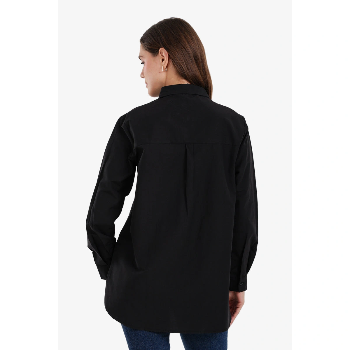 قميص بوبلين بأزرار من كارينا - 57809